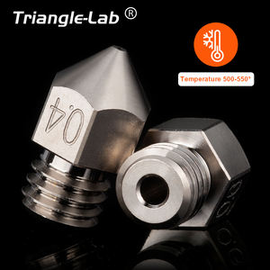 หัวฉีดพิมพ์สามมิติ Trianglelab สำหรับ Swiss MK8 ทนทาน ไม่ติดกระทะ ประสิทธิภาพสูง เกลียว M6 รุ่นใหม่ CR10 Hotend ENDER3 ชุบทองแดง - Product Image 2