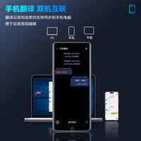 Traducteur vocal et photo portable AI A50 Lite WiFi pour affaires, 147 langues, traduction en temps réel, idéal pour les voyages et l'étude - Vente en gros usine