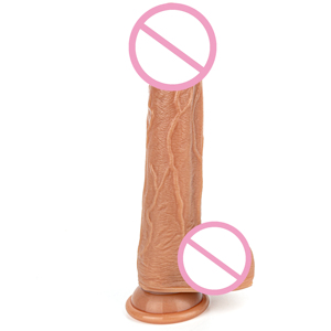 False Penis Healing Adult Women Silicone G Spot <b>Vibrator</b> Anal Thrusting Stimulator Soft Waterproof IPX5 460g Heating Sex Toy - Product Image 5