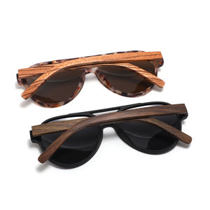 Fabricante 2025, gafas de sol personalizadas de madera, nueva tendencia, gafas de sol polarizadas de madera, lentes UV400, gafas de sol para hombres - Product Image 3