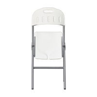 Chaises pliantes de jardin d'extérieur modernes en gros, banquet, mariage blanc, chaise pliante pour événements