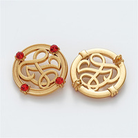 Boutons chinois incrustés de diamants de haute qualité pour le style de tige en métal cousu à la main d'automne et d'hiver pour Cheongsam et manteau ancien