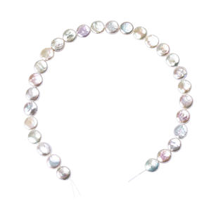 Perles d'eau douce naturelles de forme baroque en gros, perles de forme bouton à l'éclat éblouissant pour accessoires de commerce extérieur DIY - Product Image 5