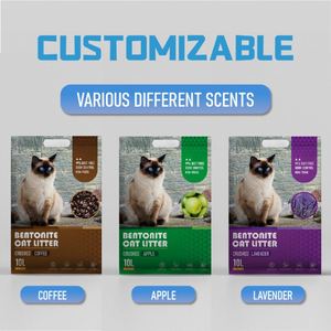 Litière pour chat en bentonite broyée biodégradable et écologique, vente en gros usine, agglomération rapide, contrôle des odeurs, sans poussière, faible odeur - Product Image 3