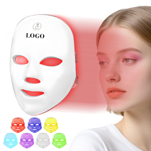 หน้ากาก LED ลดริ้วรอยต้านริ้วรอยบนใบหน้า วัสดุ ABS+PC ปลอดภัยและพกพาสะดวก เครื่องนวดหน้าอเนกประสงค์ ปรับได้ พร้อมแสงสีแดง - Product Image 1