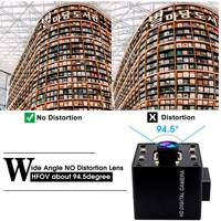 Caméra USB 4K avec capteur CMOS, vision nocturne, autofocus, 90 degrés sans distorsion, sans pilote pour Lightburn