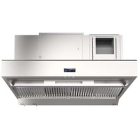 Hotte murale commerciale haut de gamme moderne et facile à nettoyer pour hôtels et restaurants, certifiée CE avec système de nettoyage par eau