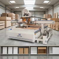 Machine à bois horizontale 3 axes, routeur CNC ATC avec tête pivotante pouvant tourner à 90 degrés à gauche et à droite pour le fraisage latéral du moteur