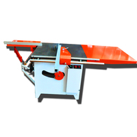 Scie circulaire verticale universelle inclinable, machine à scier le métal avec table coulissante et moteur