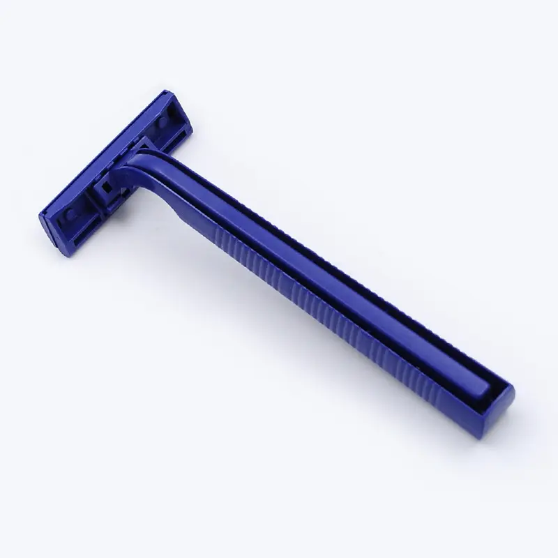 Supervalu super cheap 5pcs/bag twin blade razor plastic handle men shaving one time razor hotel travel disposable razor