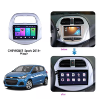 Reproductor de Dvd para CHEVROLET SPARK 2018/DAEWOO MATIZ/BAIC/BEAT, grabadora de operaciones estéreo para coche, marco de sistema de entretenimiento multifunción
