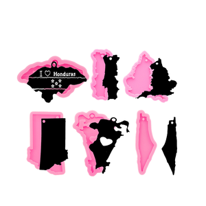 Usa 50 State Map Hars Siliconen Sleutelhanger Mal, Ambachten Met Epoxy Art Diy Diy Handgemaakte Bedels Schimmel, Schimmel Chocolade - Product Image 1