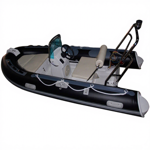 4 Person 1.2mm PVC Material RIB330B Inflatable Sport <strong>Boat</strong> with Hypalon Pontoon for River <strong>Rafting</strong> - Product Image 1