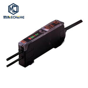 Amplificador de Fibra Óptica Inteligente E3NX-CA41 2M E3NX-FA21 E3NX-FA11 Salida NPN PNP Cable de 2m Controlador de Sensor de Automatización Industrial - Product Image 1