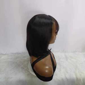 วิกผมบราซิลแบบตรงราคาถูก วิกผมบ๊อบสั้นแบบขายส่ง วิกผมลูกไม้ปิดหน้าผากสำหรับผู้หญิง วิกผมแท้ 100% จากผู้ขายวิกผม - Product Image 3