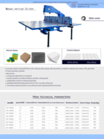 Máquina de Corte Vertical Automática para Empaquetado, Controlada por PLC, Esponja de Fregado Azul/Roja, Control Remoto, Alta Eficiencia
