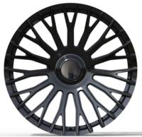 Jantes forgées concaves personnalisées Alibaba 18 19 20 21 pouces 5X112 5X120 5X130 pour BMW X3 X5 Porsche Macan Cayenne, noires, à décalage