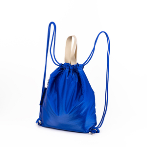 Customizable Custom Color Eco Pulling <b>Drawstring</b> <b>Backpack</b> Windbreaker Fabric Nylon Material Logo Pattern Rope Daily Use ROOTSMEN - Product Image 6
