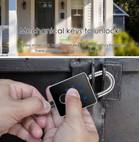 Cadenas intelligent étanche IP65 avec empreinte digitale TTlock Tuya, mot de passe, carte IC, clé pour vélo, camion, casier, bureau, sac, valise