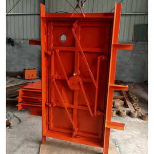 Puerta de Acero Manual para Cámara de Refugio Minero, Puerta de Seguridad Industrial, Resistente al Fuego, al Agua y al Viento, Comercial - Product Image 2