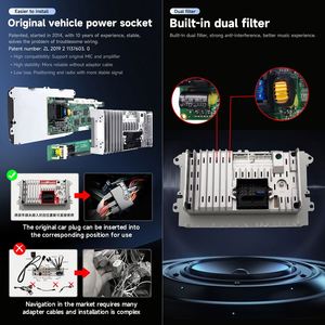 Autoradio MP5 2 Din Android 12 avec écran tactile CarPlay USB FM Stéréo DSP OBD2 RGB GPS Amplificateur pour voitures VW - Product Image 3