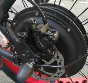 Vélo électrique pliable 1000W avec moteur arrière sans balais, pneus larges, fabrication Changzhou, batterie lithium 13Ah - Product Image 5