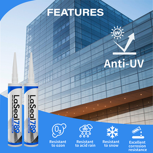 Chuyên nghiệp 26yrs + không mùi màu đen trắng grey Superior weatherability nhôm kim loại Silicone sealant - Product Image 5