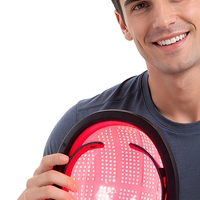 Casque laser premium 655 nm avec 352 VCSEL LLLT 200 LED, sortie haute intensité sans fil pour partenaires de marque mondiaux