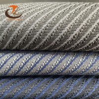 Tissu d'ameublement automobile en polyester 100% tissé jacquard, durable, antistatique, teint en fil, texturé, pour sièges de voiture, panneaux de porte intérieurs