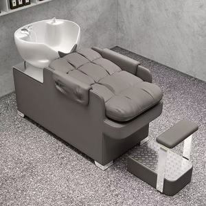 Bac à shampoing en céramique haut de gamme avec design multifonctionnel pour salons de luxe - Product Image 6