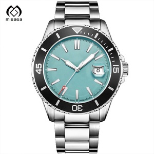 Montre de plongée automatique mécanique luminescente pour homme, de qualité supérieure, fabriquée sur mesure en acier inoxydable 316L, étanche à 100 m - Product Image 1