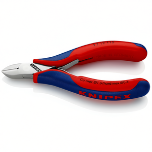Cortador lateral Knipex para electrónica 77 12 115 con bisagra de paso - Product Image 1