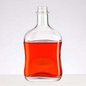 定制50毫升迷你酒瓶50毫升白酒小威士忌伏特加玻璃瓶带金属螺帽 - Product Image 1