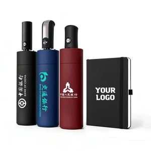 Regalos Promocionales Empresariales, Paraguas Automático con Impresión UV Personalizada, Paraguas Plegable de Tres Secciones para Mujer con Logotipo Personalizado - Product Image 1