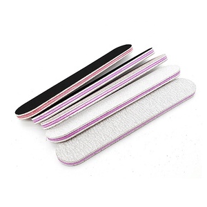 Limas de <span class=keywords><strong>Uñas</strong></span> Personalizadas con Logotipo, <span class=keywords><strong>Mini</strong></span>, 9 cm, Doble Cara, Blancas, Negras, Grises, Rectas, Tipo Zebra, de Papel de Lija - Product Image 4