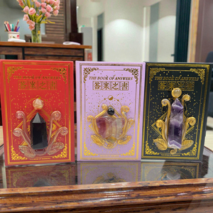 Factory Price High Quality Diy Crystal Answer <strong>Book</strong> Mascot Theme Healing <strong>Stone</strong> for Home Decoration - Product Image 1