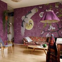 Wasserdichte Maßgefertigte Moderne Minimalistische Chinesische Tier-Gruidae-Tapete Wohnzimmer Schlafzimmer Wanddekoration Kranich-Wandbild