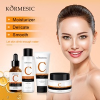 OEM KORMESIC Vente en gros Masque facial hydratant anti-âge à base de riz à base de plantes Sérum pour le visage Crème pour les yeux Ensemble de soins de la peau