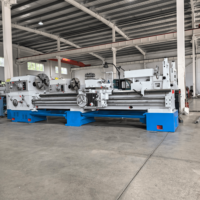 Tour horizontal CNC robuste Yade CW6280*3000, longueur max. 3000 mm, alésage du brocheur 105 mm, largeur de guidage 550 mm, mandrin à 3 mors