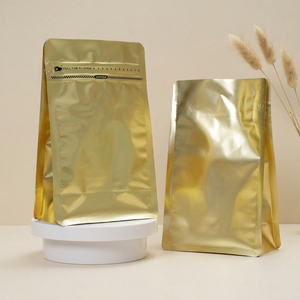 Paquete de 50 Bolsas para Granos de Café con Válvula, Bolsas Ecológicas de Fondo Plano, Resistentes, de Alta Calidad, Herméticas, a Prueba de Olores, en Existencia - Product Image 3
