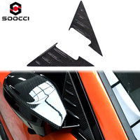 Spoiler latéral en fibre de carbone sèche pour vitres, garniture triangulaire pour BMW G80 G81 M3 G82 G83 M4 G87 M2, couvre-miroir, pièces automobiles