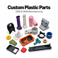 Composants en plastique moulés par injection sur mesure, haute précision, géométrie complexe, couleurs personnalisées, fabrication OEM ODM, support de fabrication sous contrat