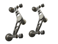 Adaptateur de ponteau simple en aluminium QFYS QF-2408 QF-SLIDER - Réutilisable, portable et flexible