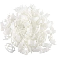 Clips de plástico para Injerto de tomate para invernadero, nuevos clips redondos de soporte para armadura de plantas, Clips de tomate de arco biodegradables