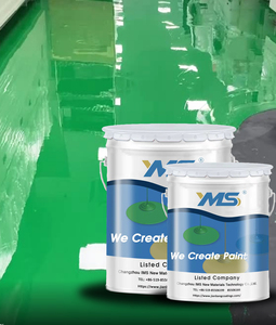 YMS lớp phủ tự san lấp mặt bằng <span class=keywords><strong>Epoxy</strong></span> sàn sơn được sử dụng cho nhà kho nhà để xe và hội thảo màu xanh màu xanh lá cây màu xám sơn - Product Image 2