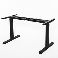Gran oferta, patas de mesa elevadora, motor dual de pie, marco de escritorio de altura ajustable eléctrico de súper alta velocidad