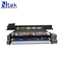 Impresora UV Híbrida Ntek 3321R, Máquina de Impresión en Espuma, Impresión UV en MDF, Impresora UV de Rollo a Rollo
