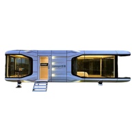 Maisonnette préfabriquée moderne, capsule spatiale, maison de camping, appartement préfabriqué en plein air, maison culturelle