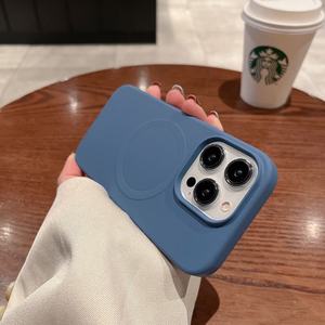 Gran oferta, funda de teléfono de silicona líquida a <span class=keywords><strong>precio</strong></span> de fábrica de lujo para <span class=keywords><strong>iPhone</strong></span> 15 <span class=keywords><strong>Pro</strong></span> <span class=keywords><strong>Max</strong></span>, fundas traseras de carga inalámbrica para <span class=keywords><strong>iPhone</strong></span> 15 <span class=keywords><strong>Pro</strong></span> - Product Image 2