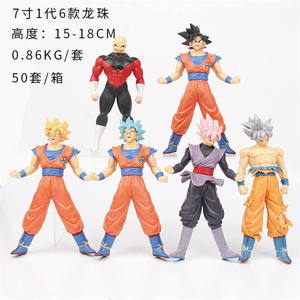 Set <span class=keywords><strong>de</strong></span> 6 Figuras <span class=keywords><strong>de</strong></span> Anime, Modelo <span class=keywords><strong>de</strong></span> Juguete <span class=keywords><strong>de</strong></span> Dibujos Animados Unisex, Figuras <span class=keywords><strong>de</strong></span> PVC <span class=keywords><strong>de</strong></span> <span class=keywords><strong>Broly</strong></span>, Son Goku, Vegeta, Beerus, Majin Buu, Dragón Japonés - Product Image 2
